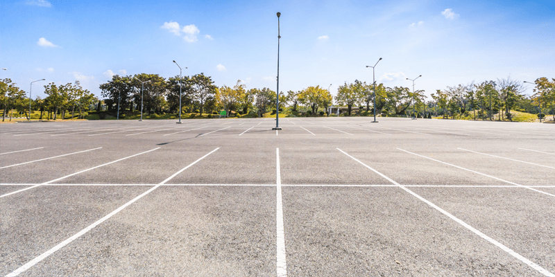 Commercial Concrete Parking Lot