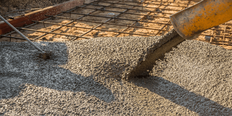 Concrete Grades Pouring